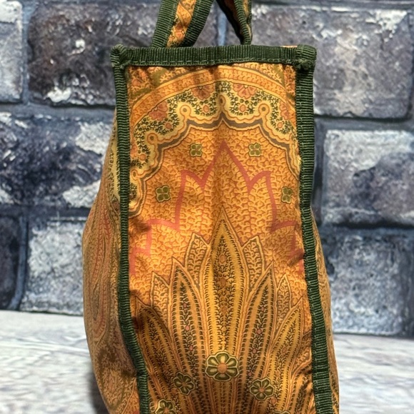 Etro Orange and Green Mini Bag with Paisley Design - Picture 7 of 13
